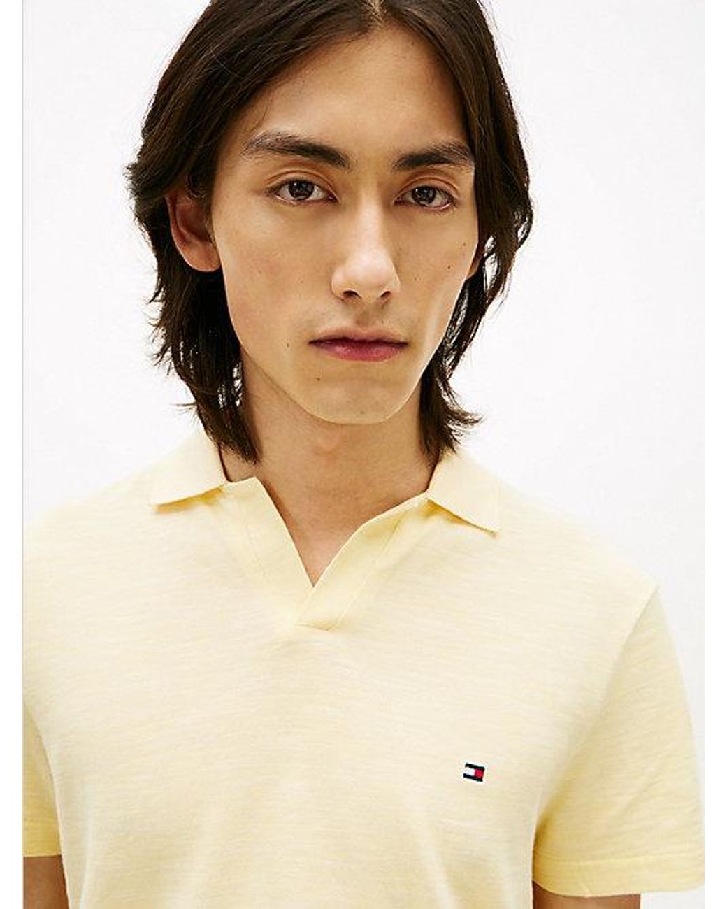 Tommy Hilfiger Regular Fit Oxford Polo Met Piquétextuur in het White voor heren