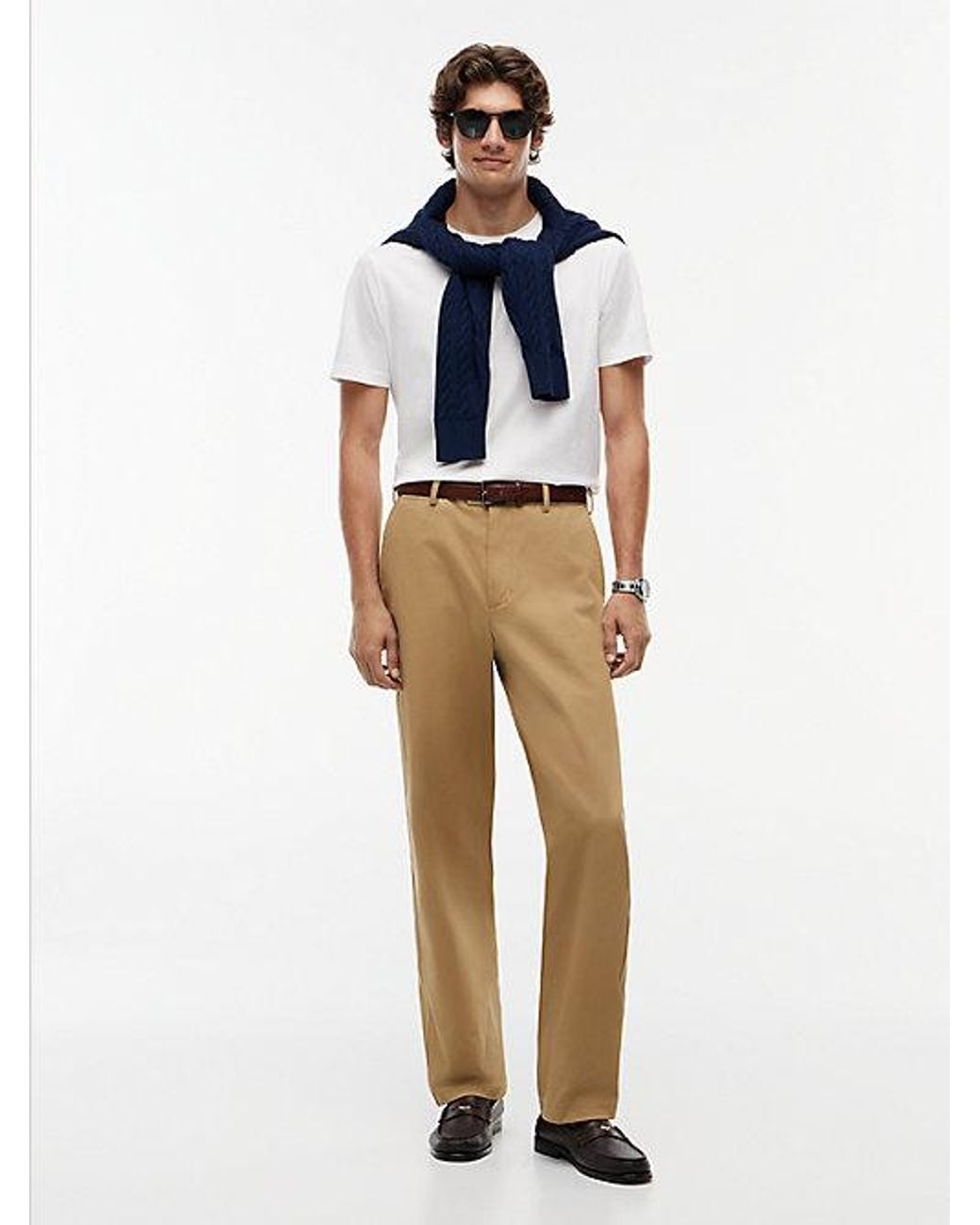 Tommy Hilfiger Natural River Relaxed Straight Leg Chinos for men