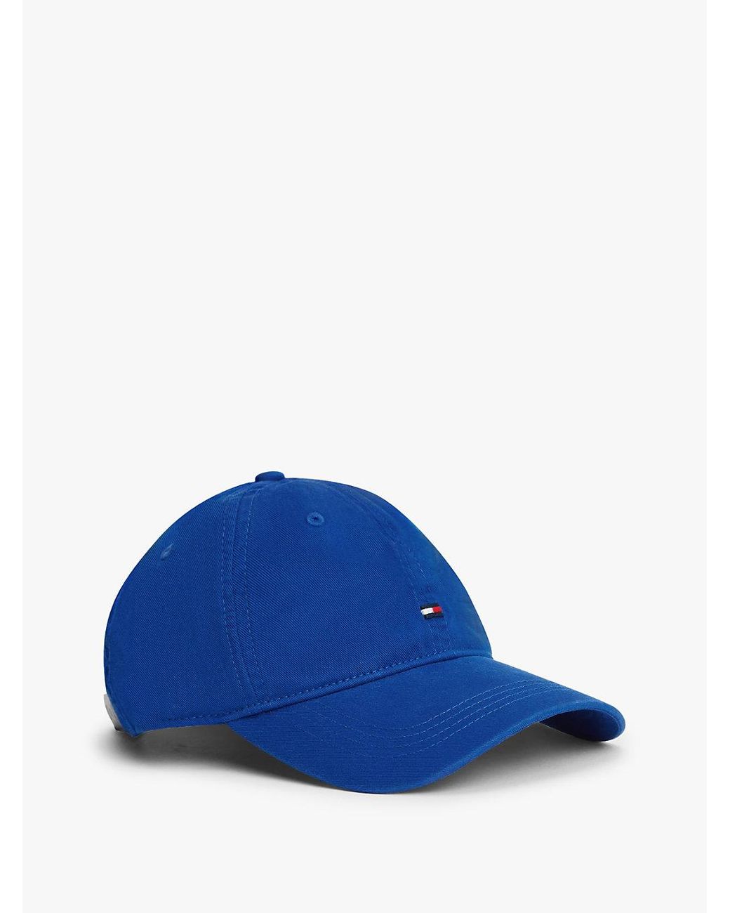 Tommy Hilfiger Blue Hilfiger Flag Embroidery Baseball Cap for men