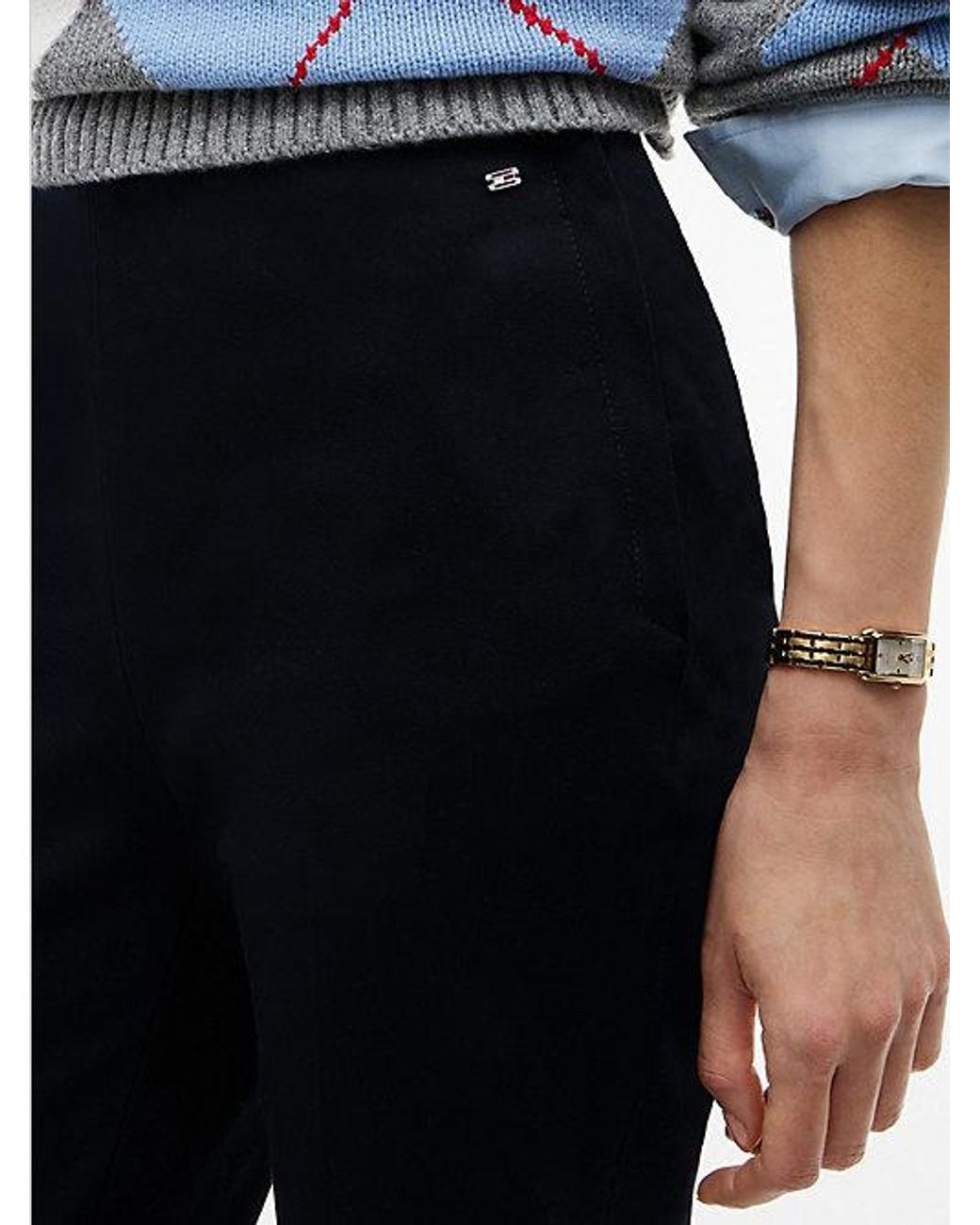 Tommy Hilfiger Blue Extra Slim Gabardine Trousers
