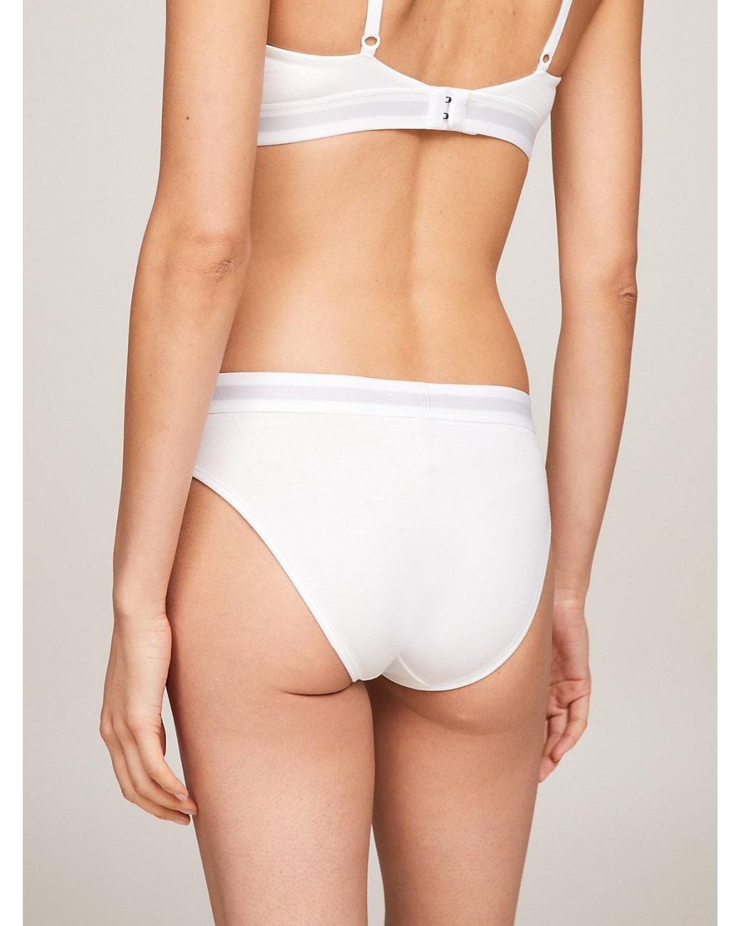 Tommy Hilfiger White Th Original Logo Waistband Briefs