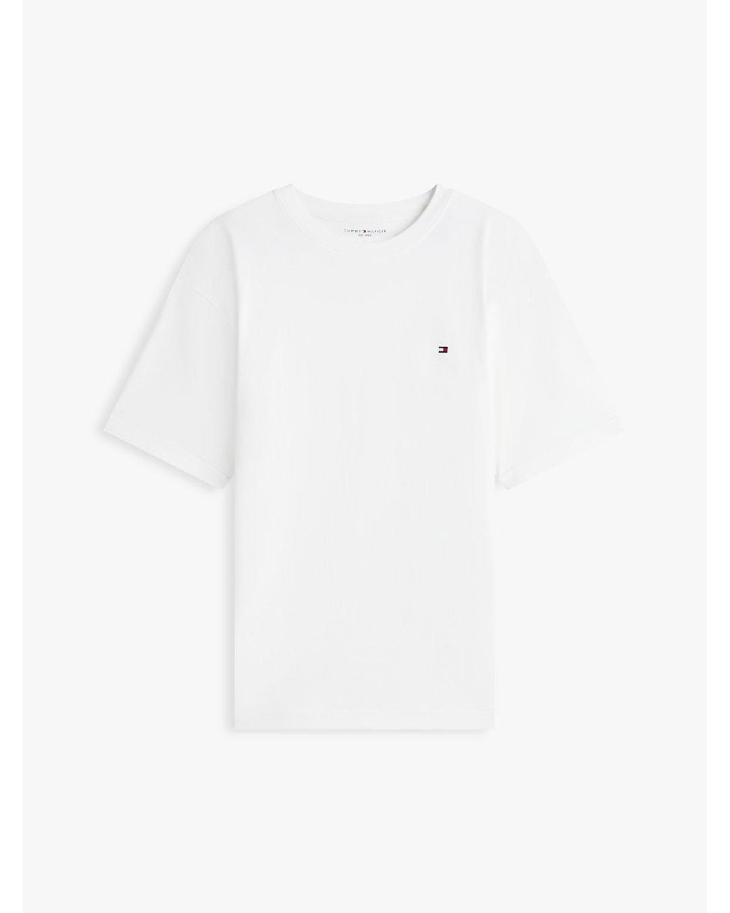 Tommy Hilfiger White Th Original Print Shorts Pyjama Set for men