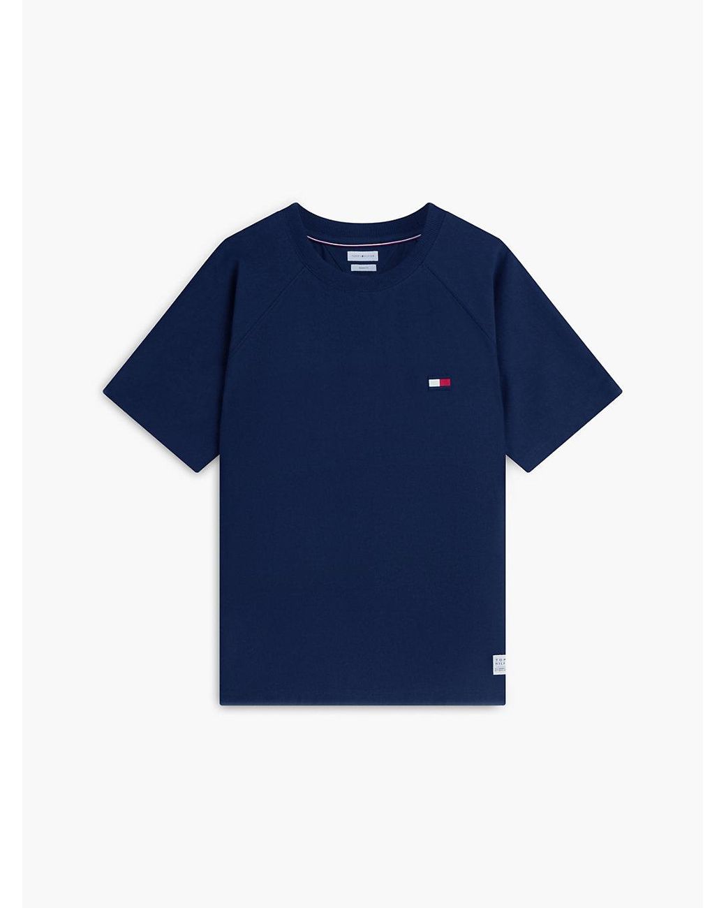 Tommy Hilfiger Blue Flag Raglan Sleeve Relaxed Jersey T-Shirt for men
