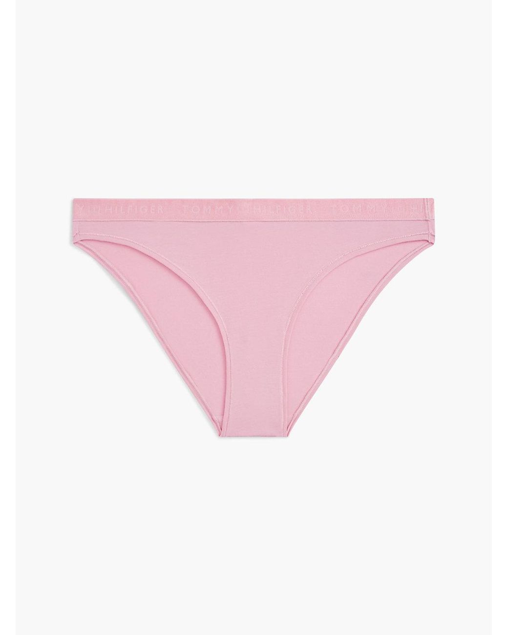 Tommy Hilfiger Pink 3-Pack Shiny Logo Waistband Briefs