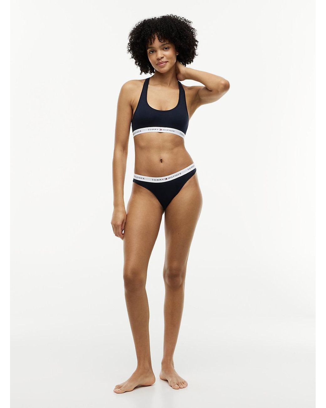 Tommy Hilfiger Blue Repeat Logo Waistband Briefs