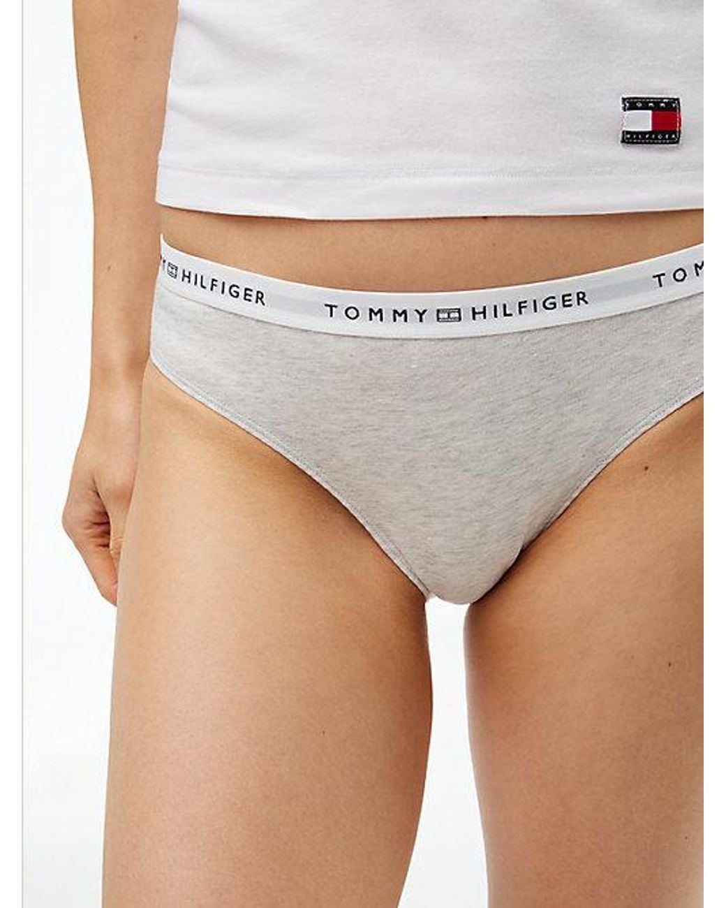 Tommy Hilfiger White Logo Waistband Briefs