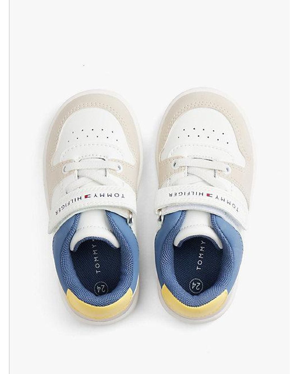 Tommy Hilfiger Blue Colour Pop Tonal Flag Trainers