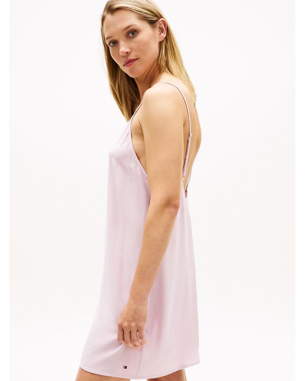 Tommy Hilfiger White Essential V-Neck Cami Nightdress