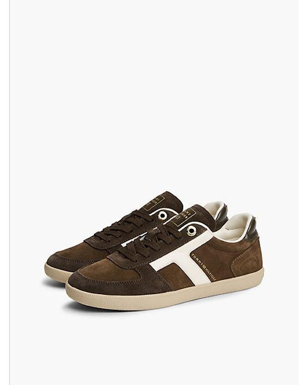 Tommy Hilfiger Brown Th Tribeca Sneaker Suede