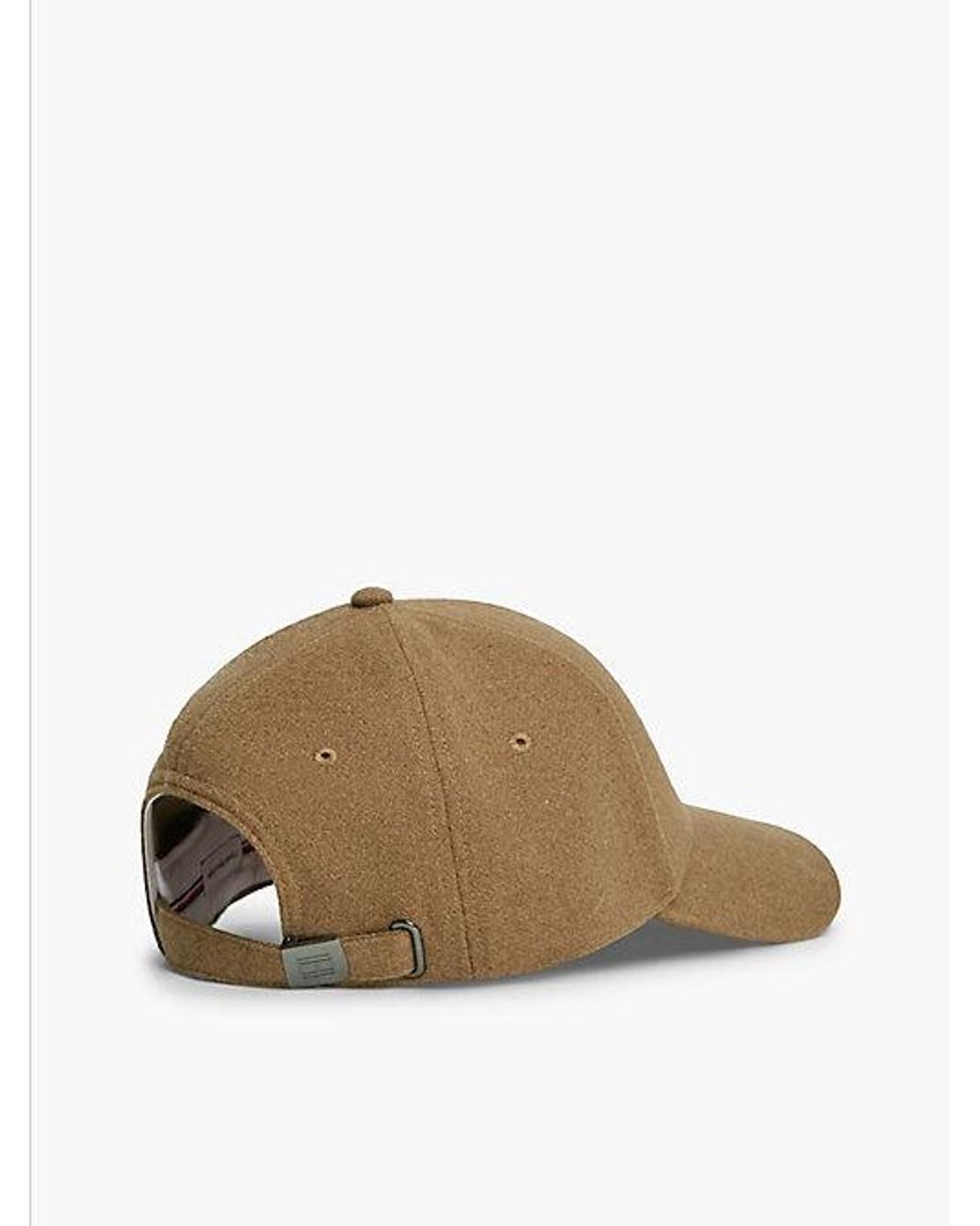 Tommy Hilfiger Brown Wool Blend Six Panel Cap for men