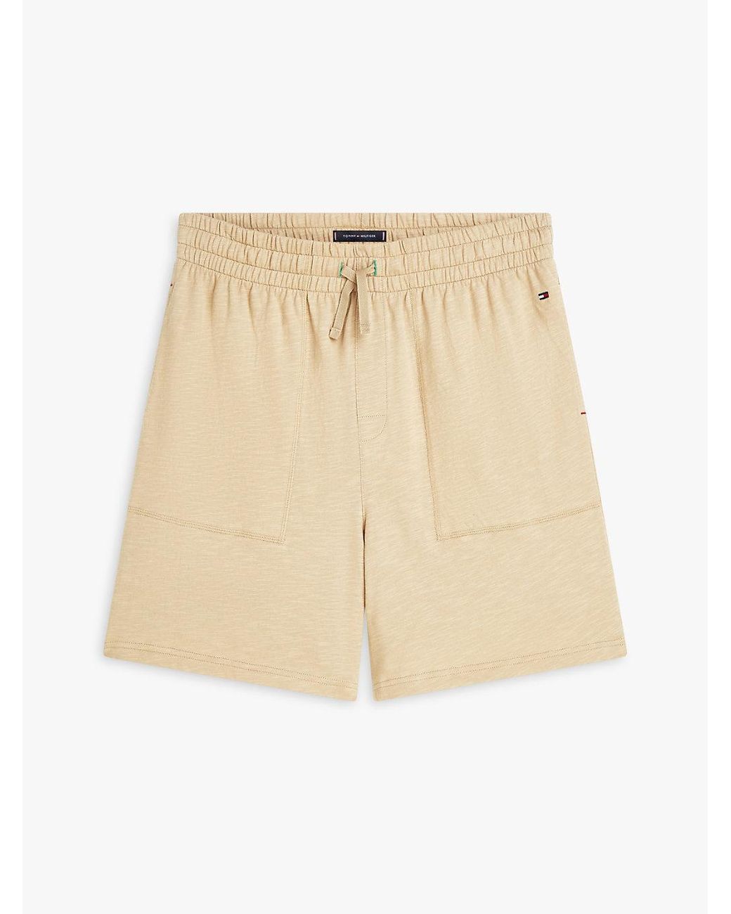 Tommy Hilfiger Natural Essential Textured Jersey Pyjama Shorts for men