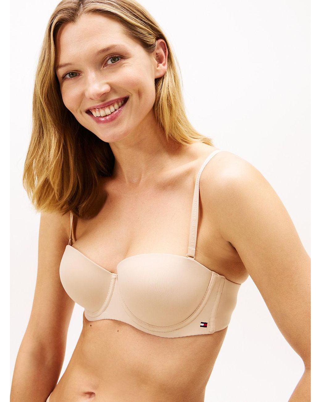 Tommy Hilfiger Natural Essential Microfibre Strapless Bra