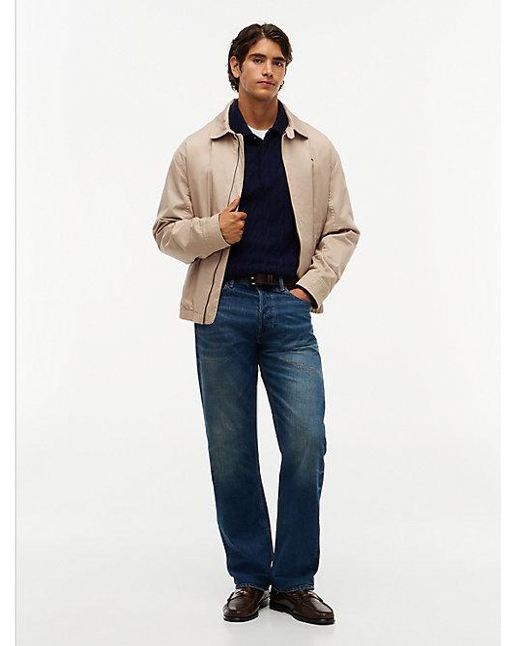 Tommy Hilfiger Blue Dover Regular Straight Faded Jeans for men