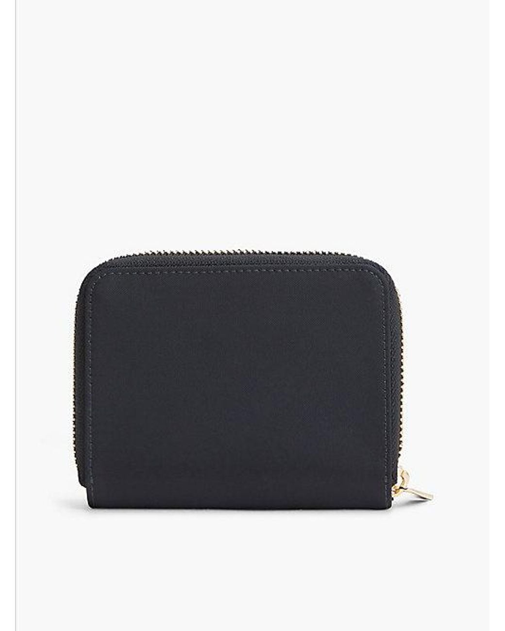 Tommy Hilfiger Blue Hilfiger Icon Zip Around Flap Wallet