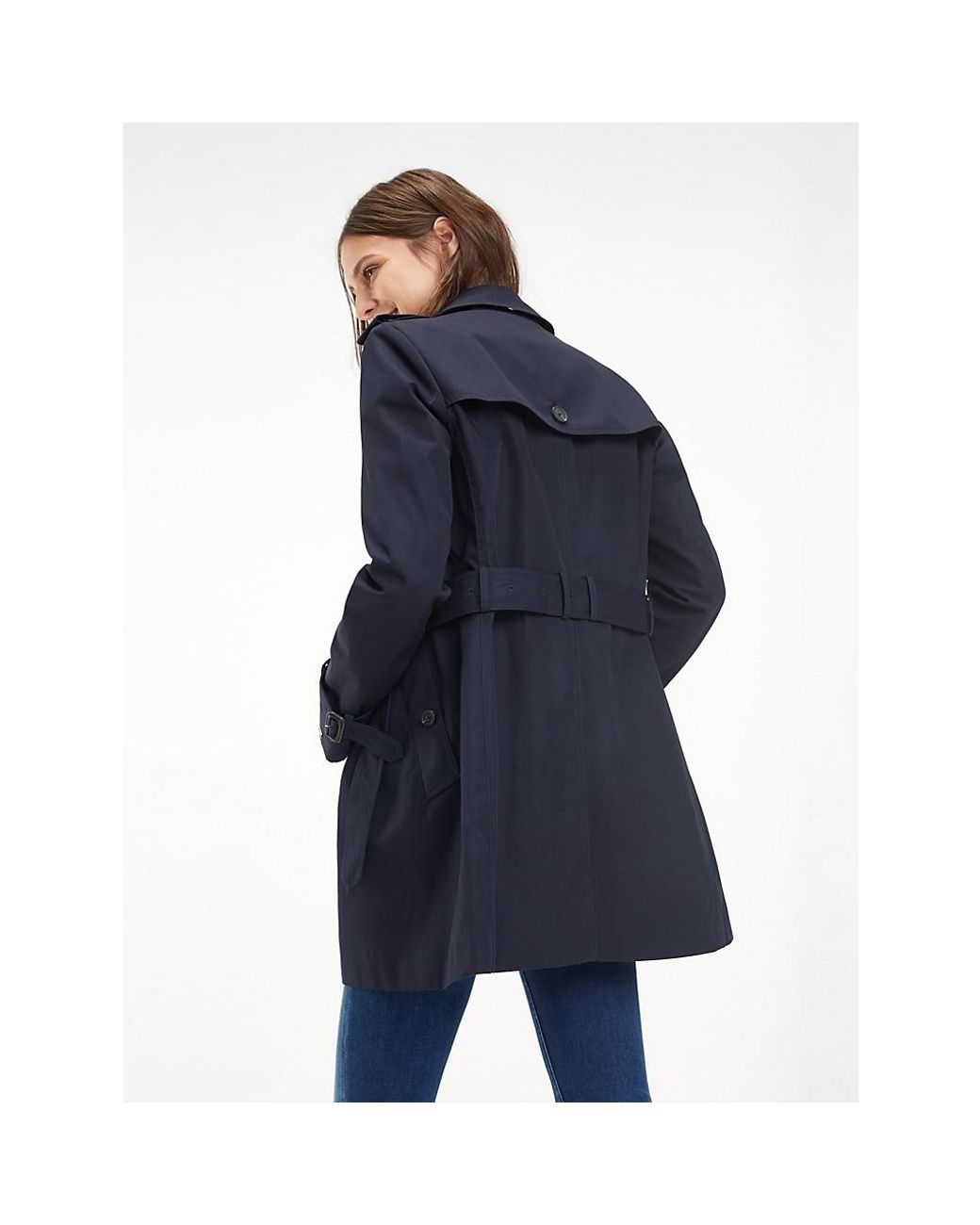 tommy hilfiger heritage single breasted trench coat