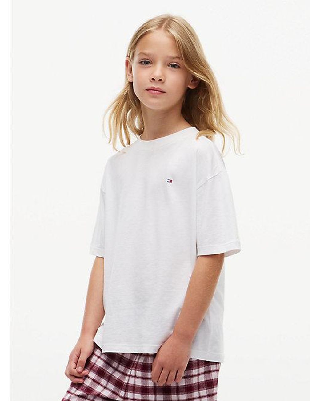 Tommy Hilfiger White 2 Pack Signature Jersey Lounge T-Shirts
