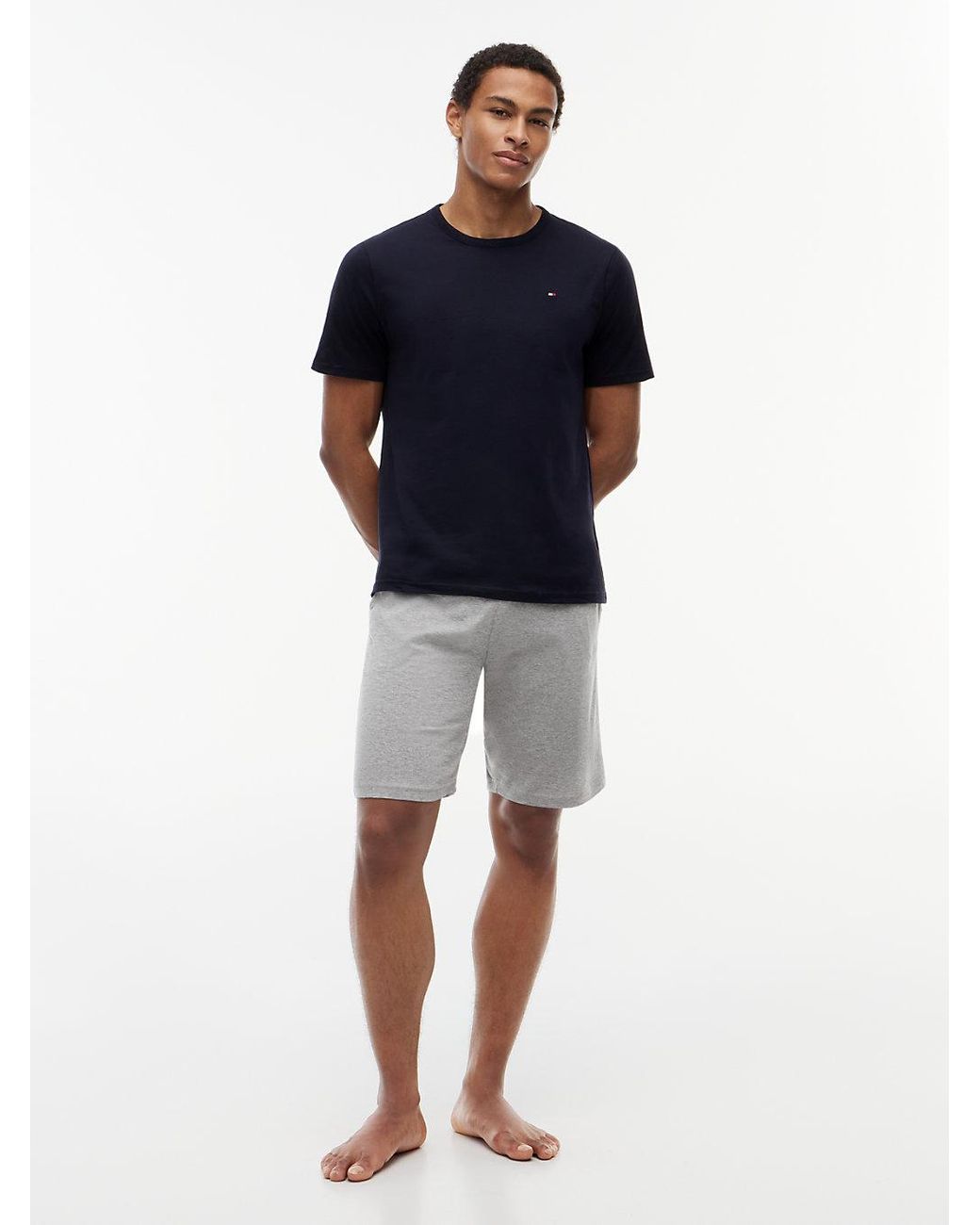 Tommy Hilfiger Blue 3-Pack Signature Jersey Lounge T-Shirts for men