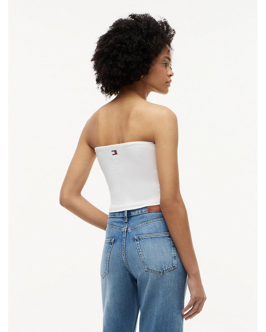 Tommy Hilfiger Blue Th X Cadillac Formula 1 Team Miami Bandeau Top