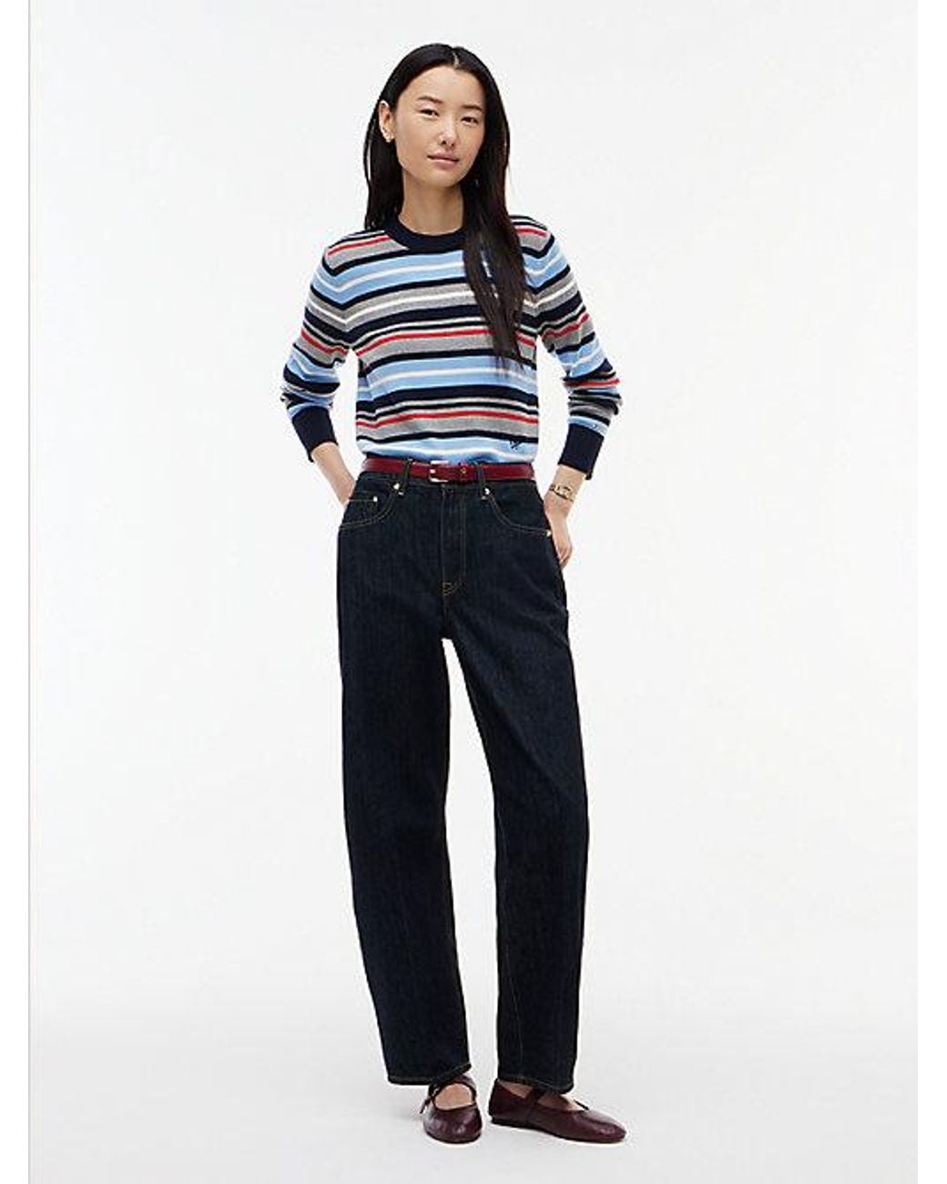Tommy Hilfiger Blue Premium Knit Crew Neck Jumper