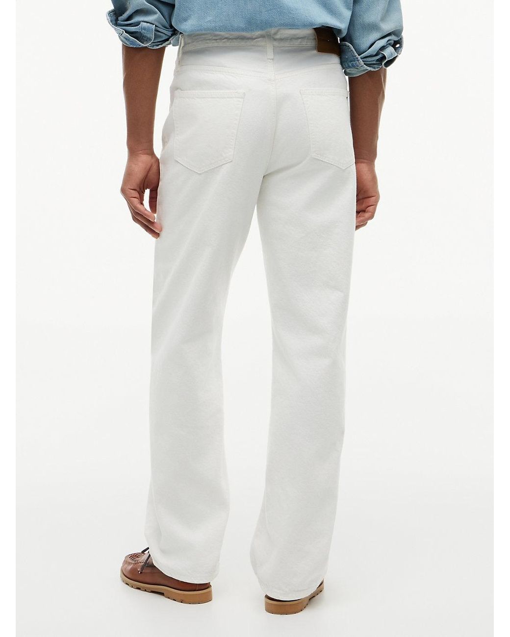 Tommy Hilfiger White Washed Relaxed Jeans for men