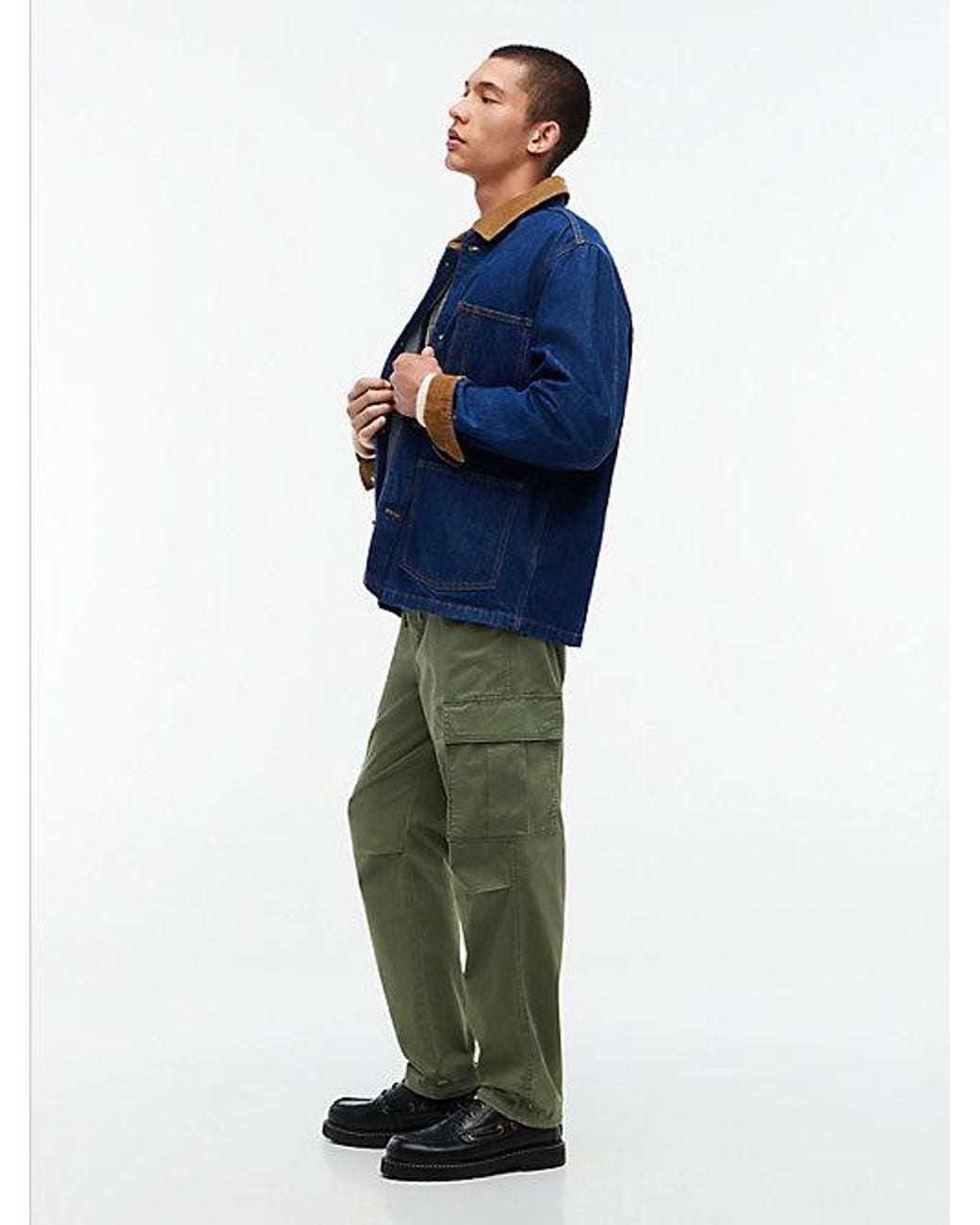 Tommy Hilfiger Green Tommy Jeans Sonny Tapered Cargo Joggers for men