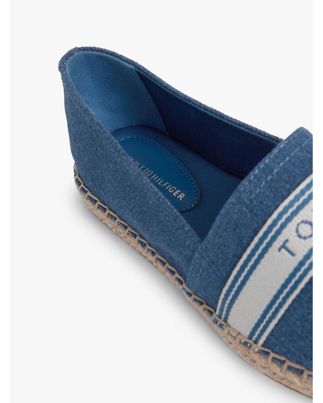 Tommy Hilfiger Blue Canvas Espadrilles