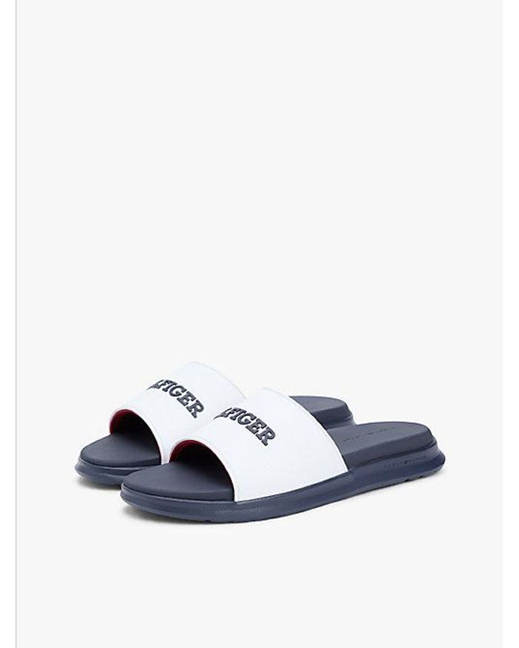 Tommy Hilfiger Hilfiger Monotype Badslipper in het Blue voor heren