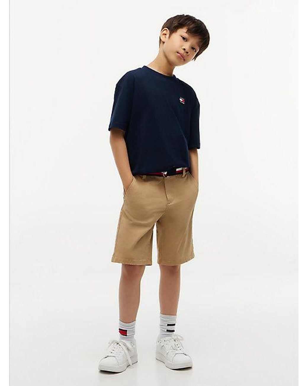 Tommy Hilfiger Blue Flag Logo Jersey T-Shirt