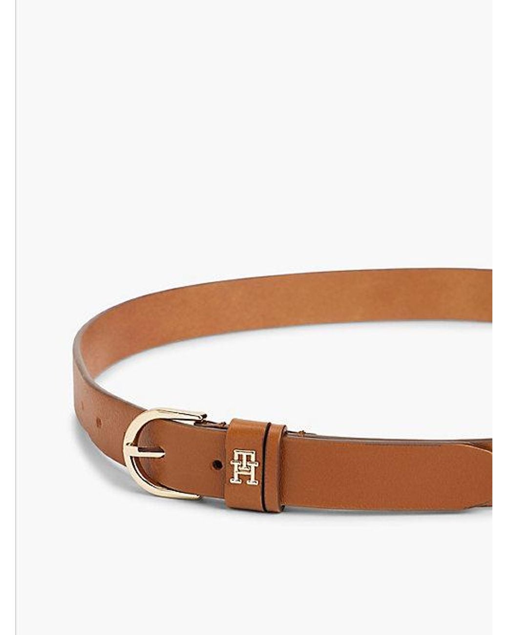 Tommy Hilfiger Brown Th Monogram Leather Belt