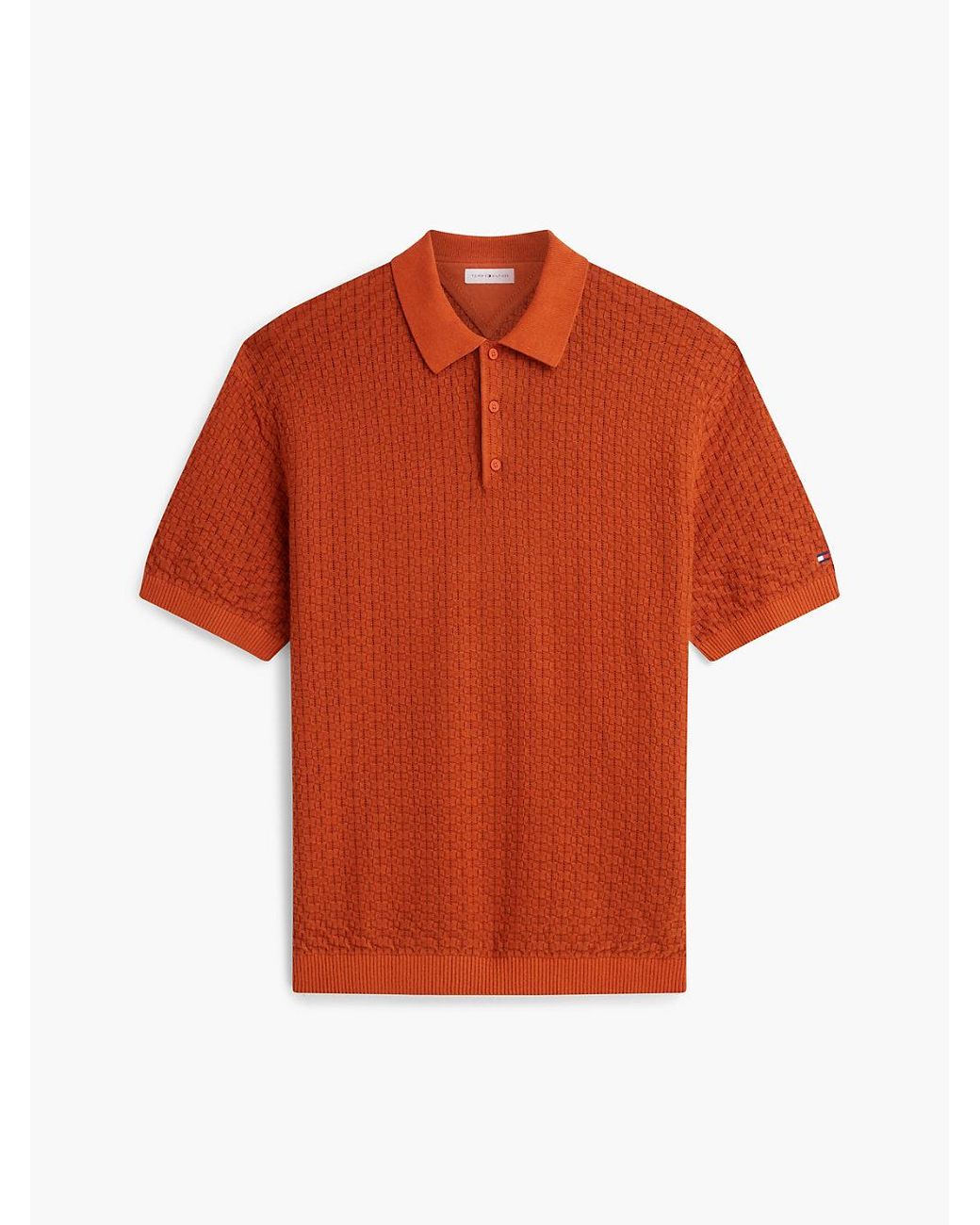 Tommy Hilfiger Washed Structured Polo Shirt for men