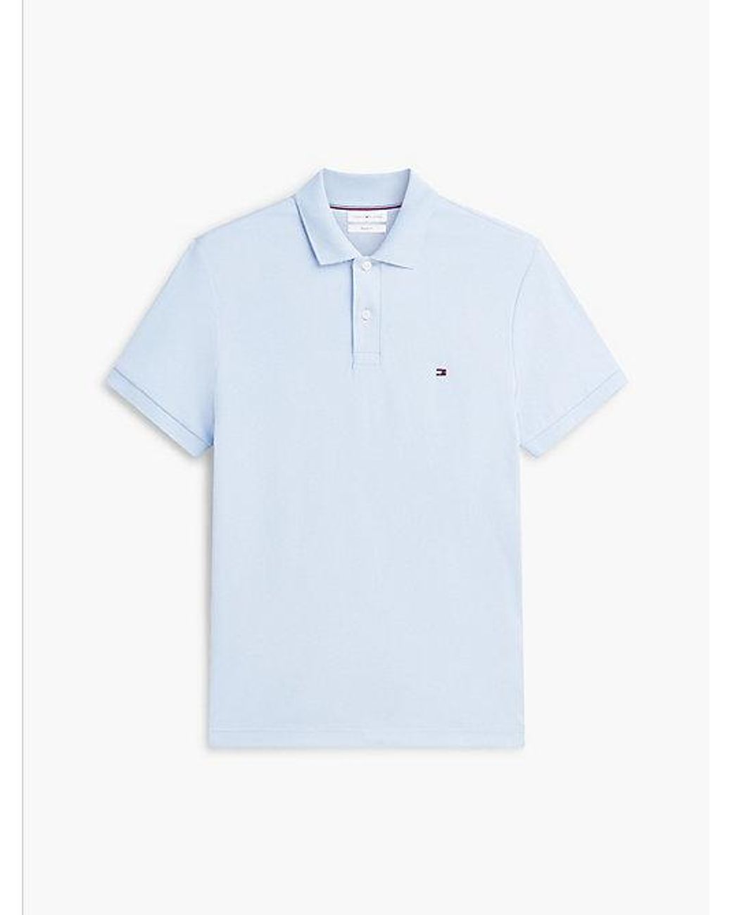 Tommy Hilfiger Interlock Gebreide Polo Van Soepel Katoen in het White voor heren