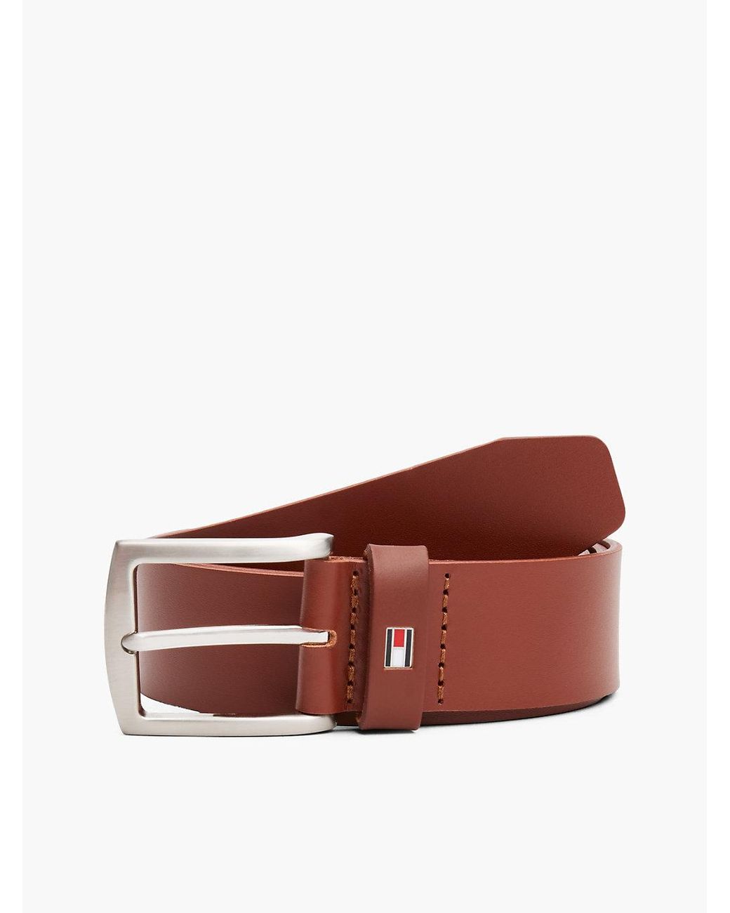 Ceinture Denton en cuir Tommy Hilfiger pour homme en coloris Brown