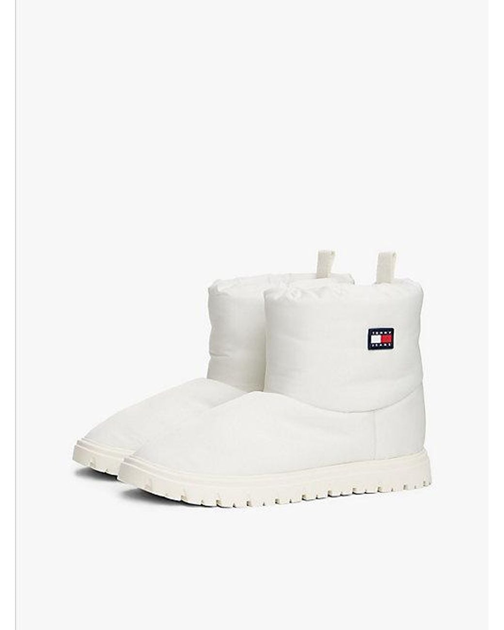 Tommy Hilfiger Natural Warm Lined Cleat Snow Boots