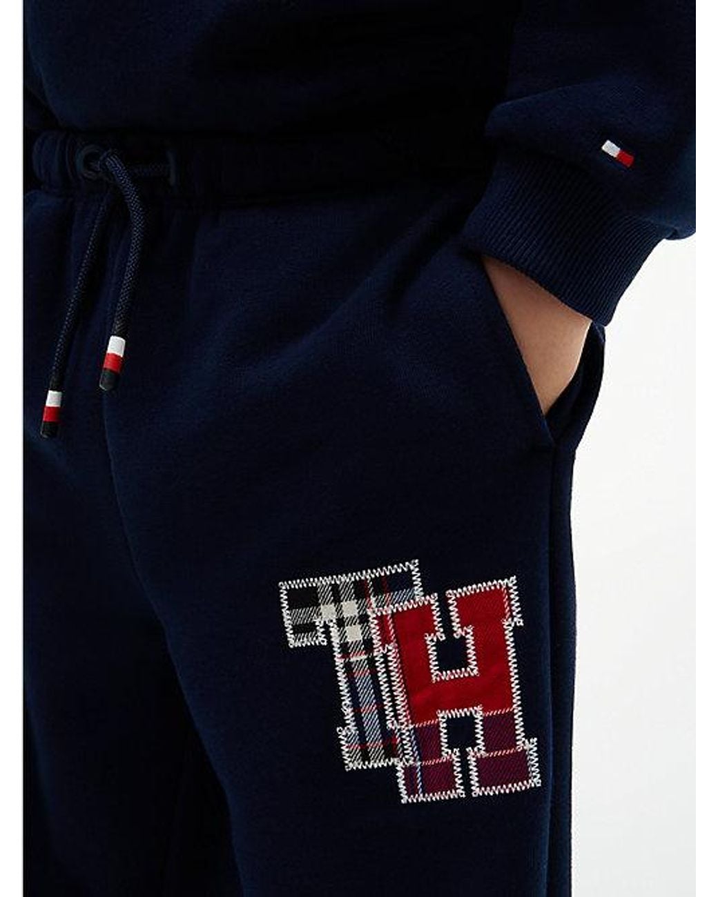 Tommy Hilfiger Blue Relaxed Terry Sweatshirt And Joggers Set