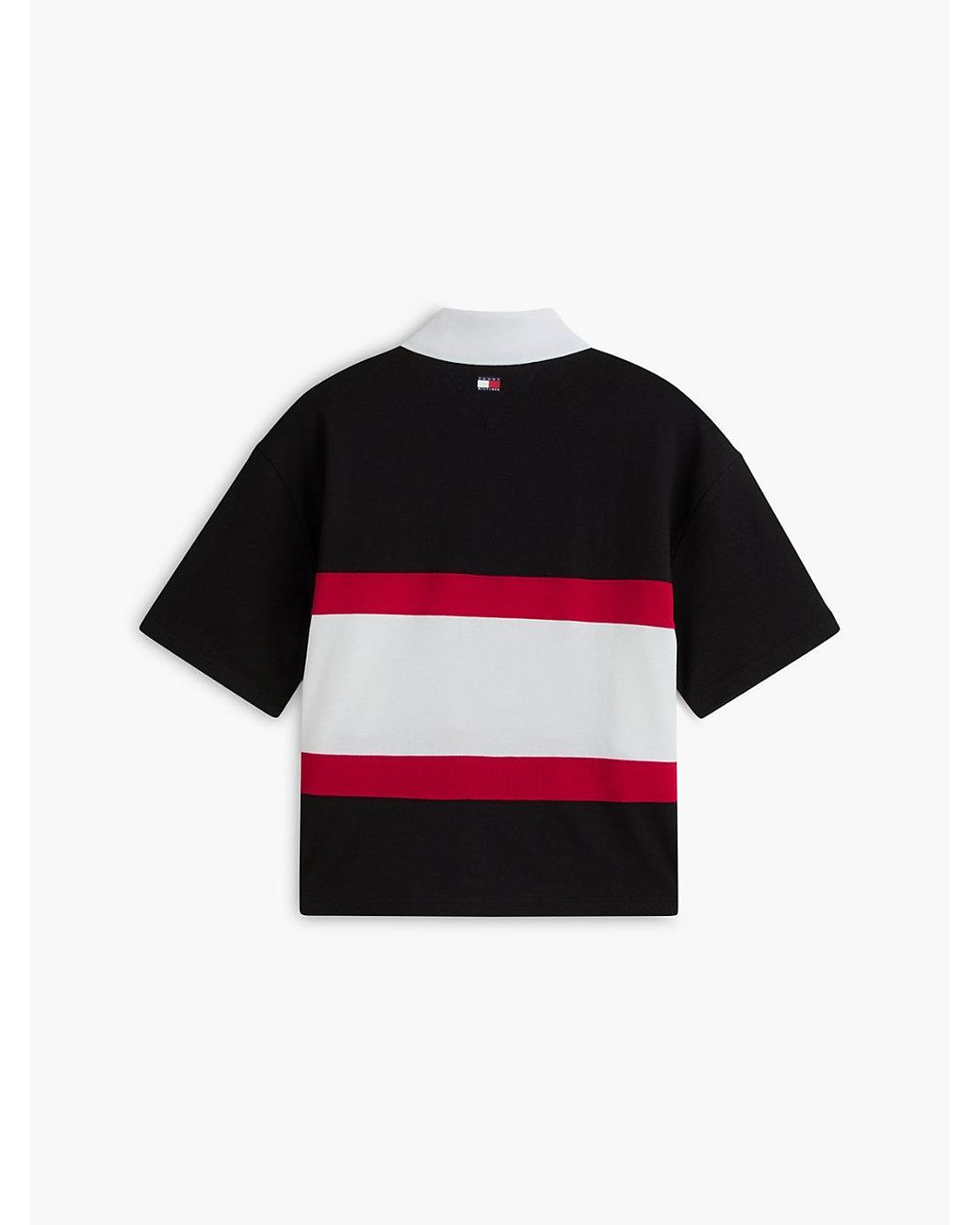 Tommy Hilfiger Red Th X Cadillac Formula 1 Team Logo Boxy Polo Shirt