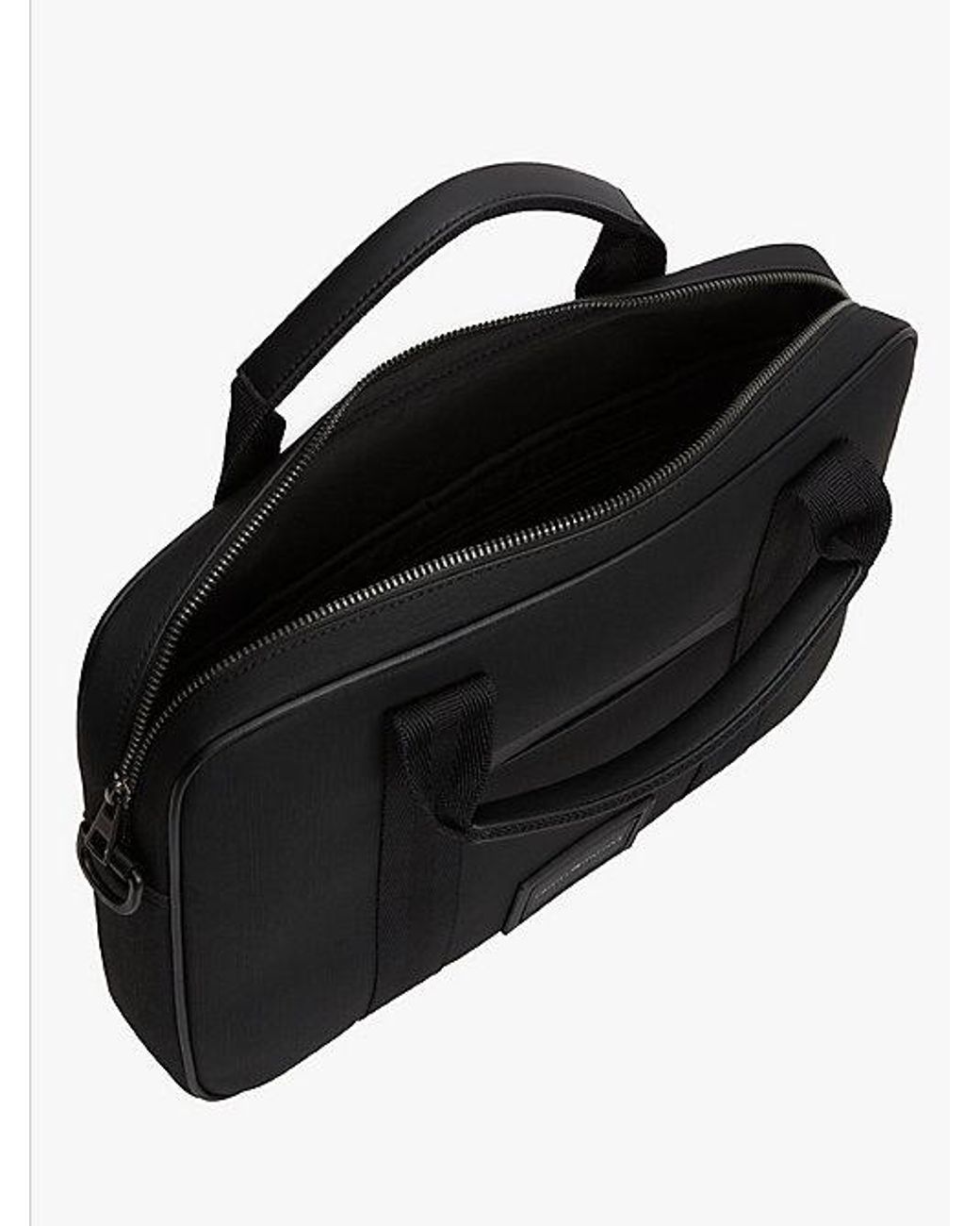 Tommy Hilfiger Laptoptasche Aus Textil Mit Logo-Patch in Black für Herren