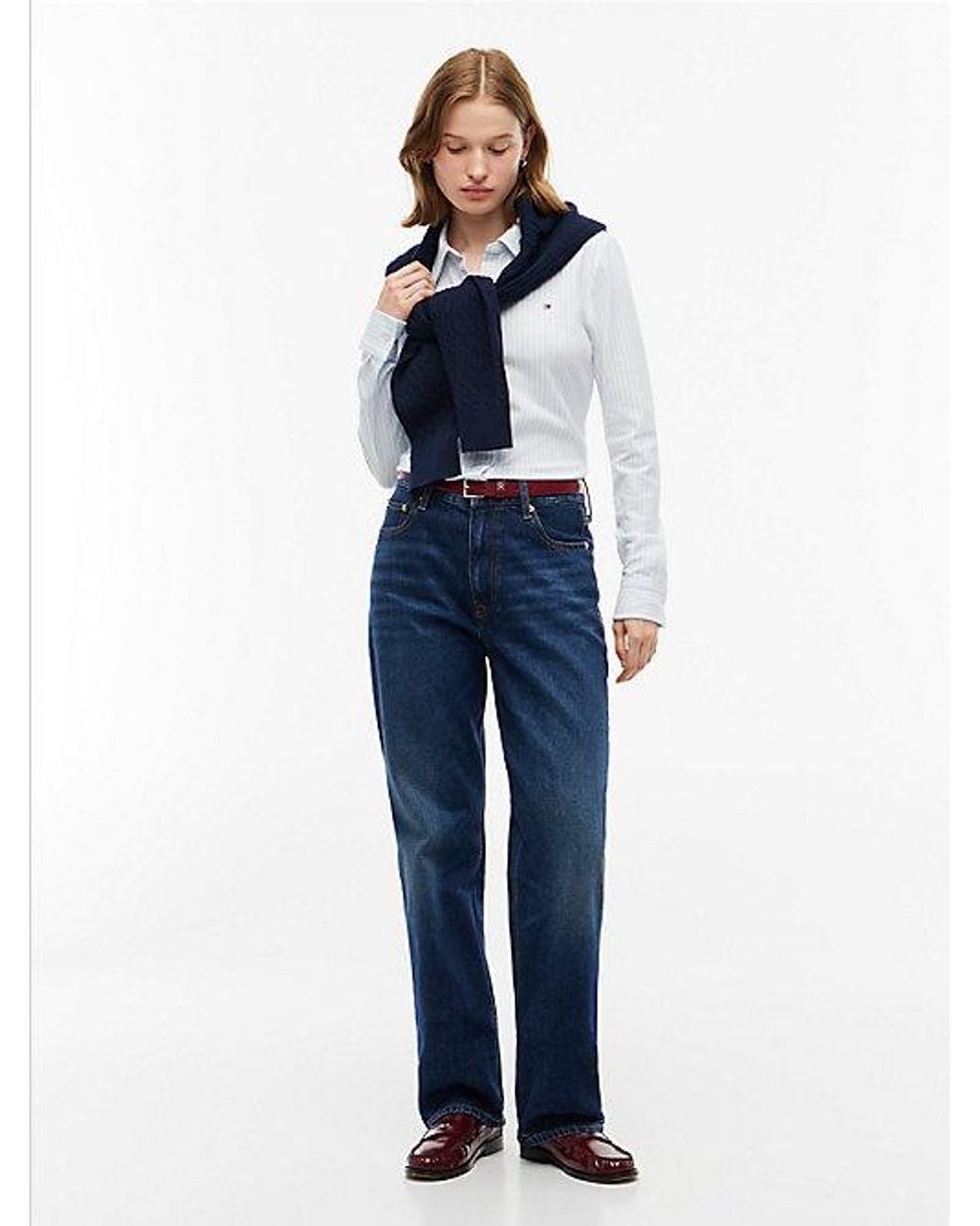 Tommy Hilfiger White 1985 Slim Fit Pique Shirt