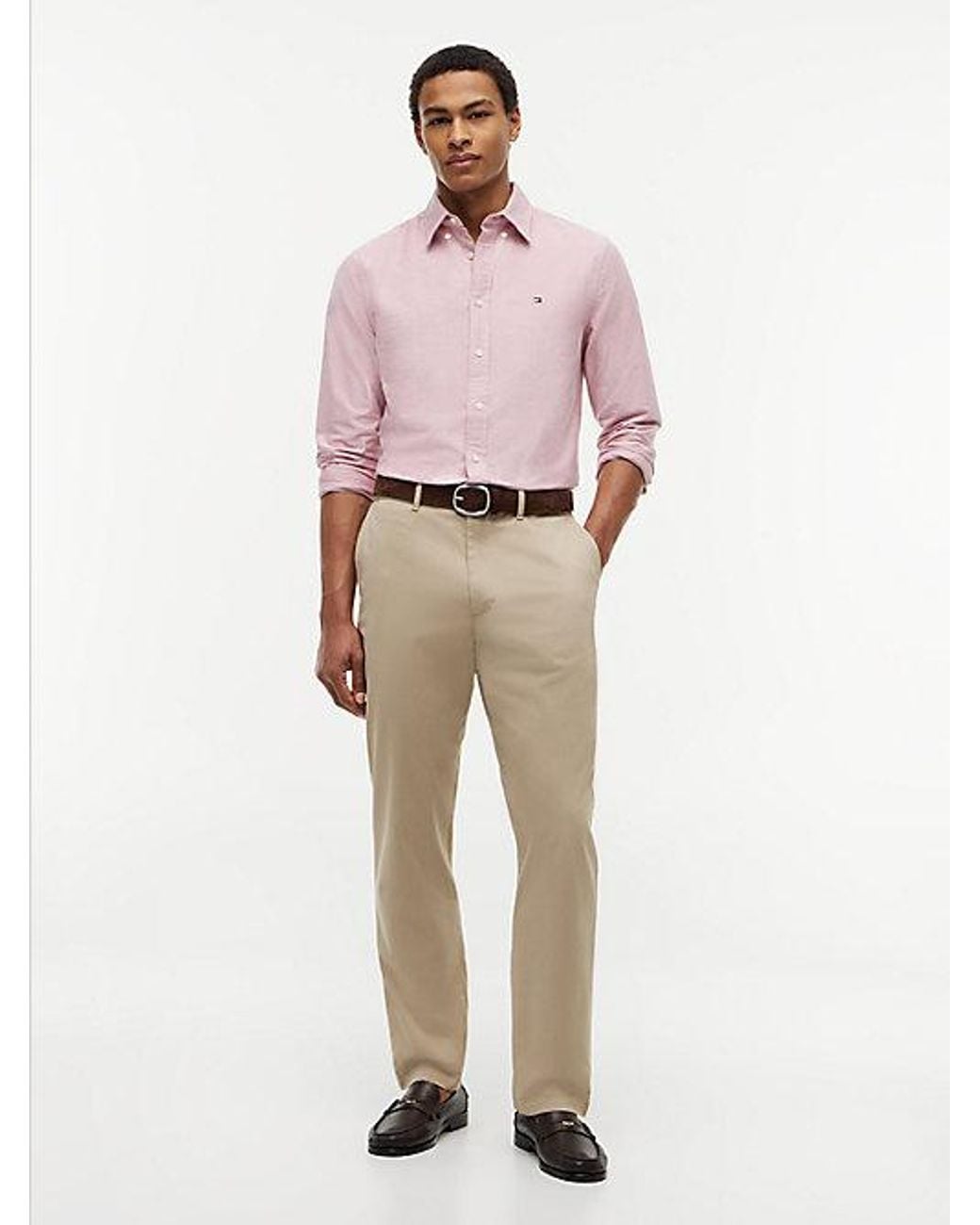 Tommy Hilfiger Natural 1985 Dover Regular Straight Leg Chinos for men