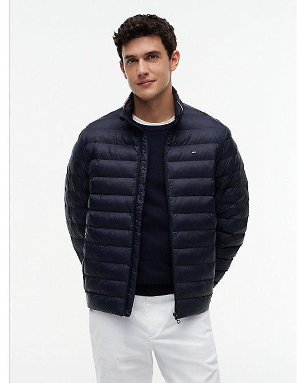Tommy Hilfiger Compact Quilted Jack in het Blue voor heren