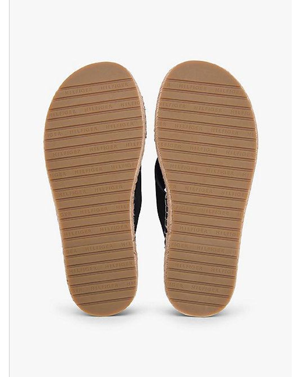 Tommy Hilfiger Flexibele Suède Sandaal Met Gesp in het Blue voor heren