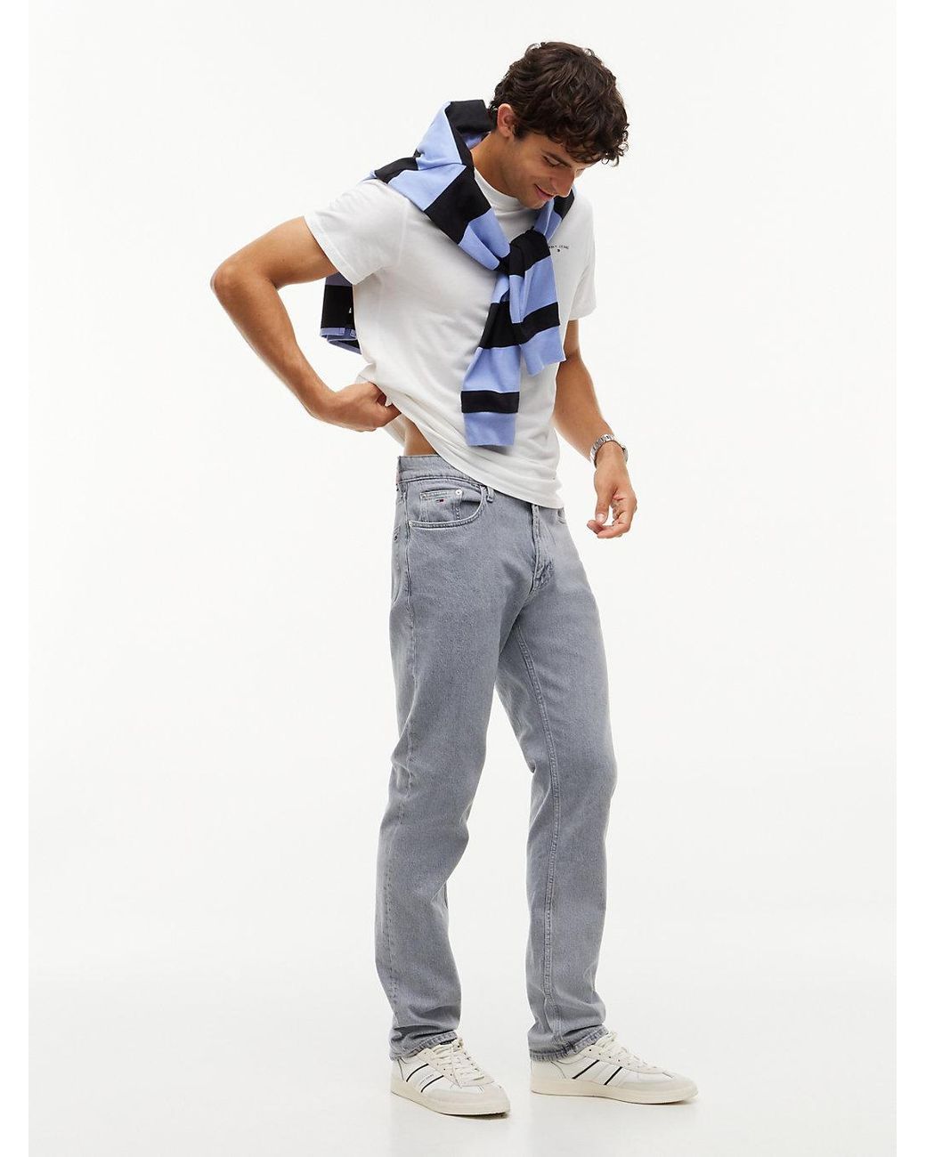Tommy Hilfiger Blue Ryan Slim Straight Jeans for men