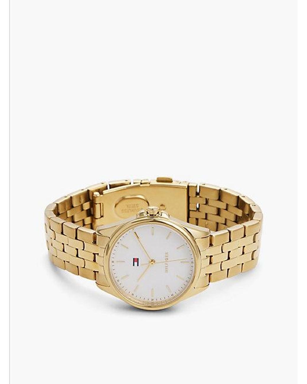 Tommy Hilfiger Metallic Ionic Plated Dial Bracelet Watch