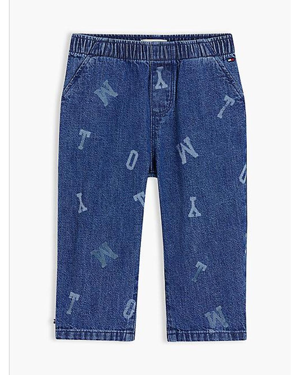 Tommy Hilfiger Blue Logo Elasticated Waist Jeans