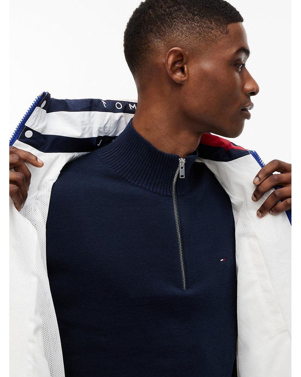 Tommy Hilfiger Blue Oversized Regatta Jacket for men