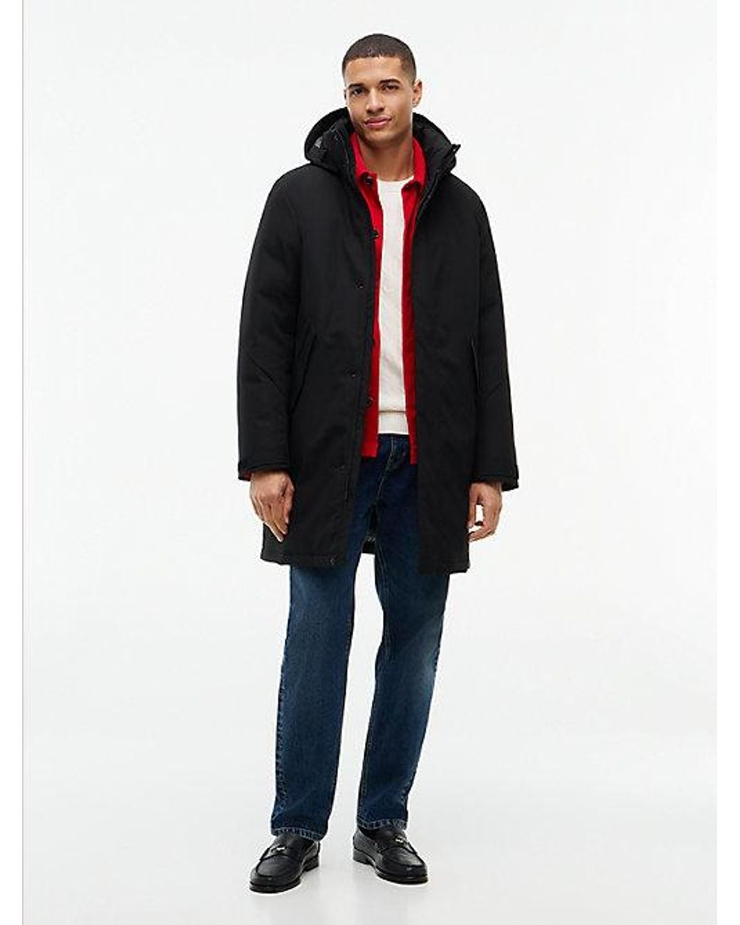 Tommy Hilfiger Blue Performance Tech Hooded Padded Parka for men