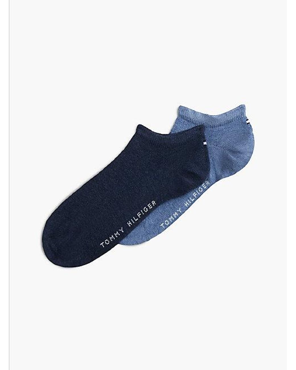 Tommy Hilfiger Blue 2 Pack Trainer Socks