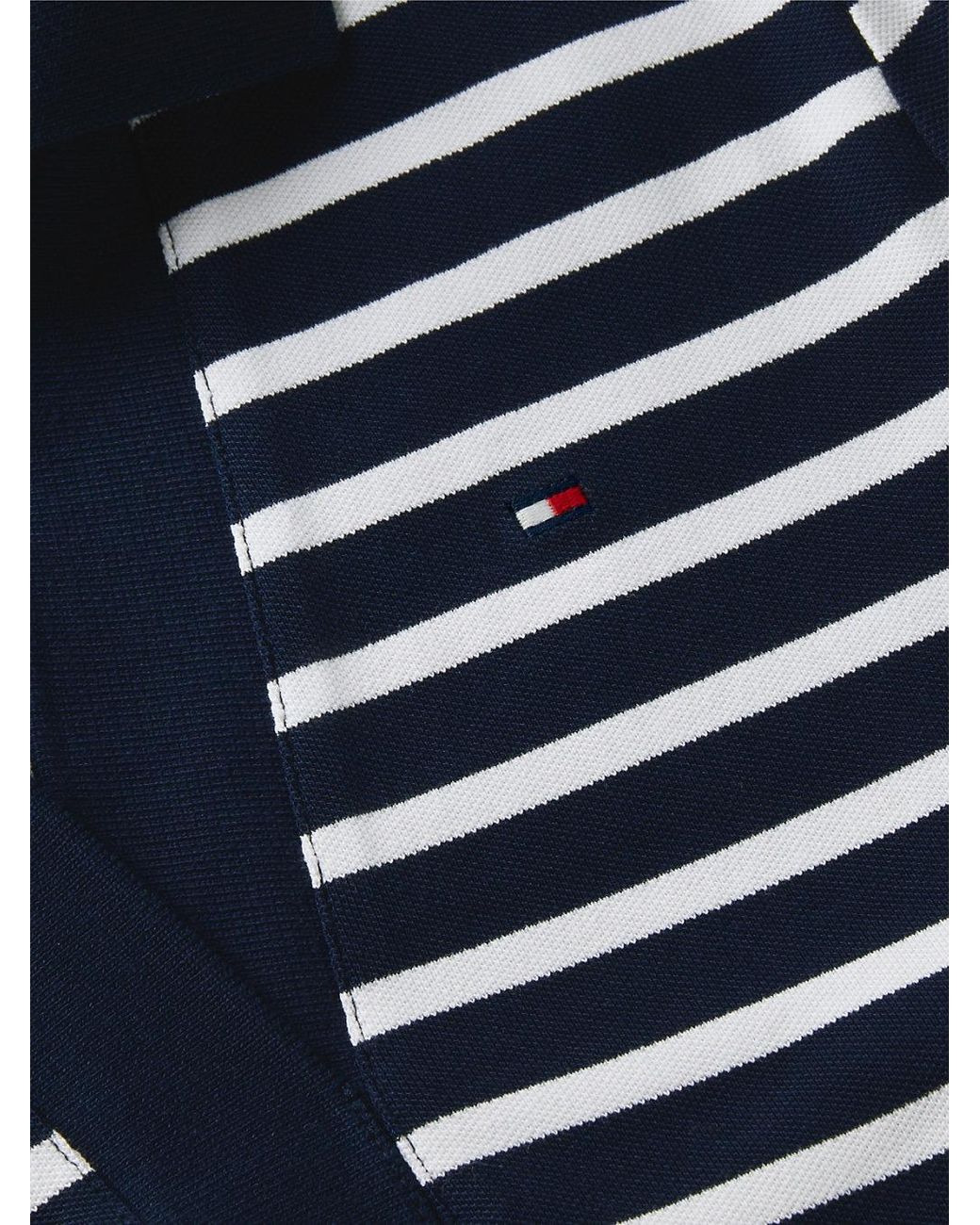Tommy Hilfiger Blue 1985 Slim Mini Short Sleeve Polo Dress