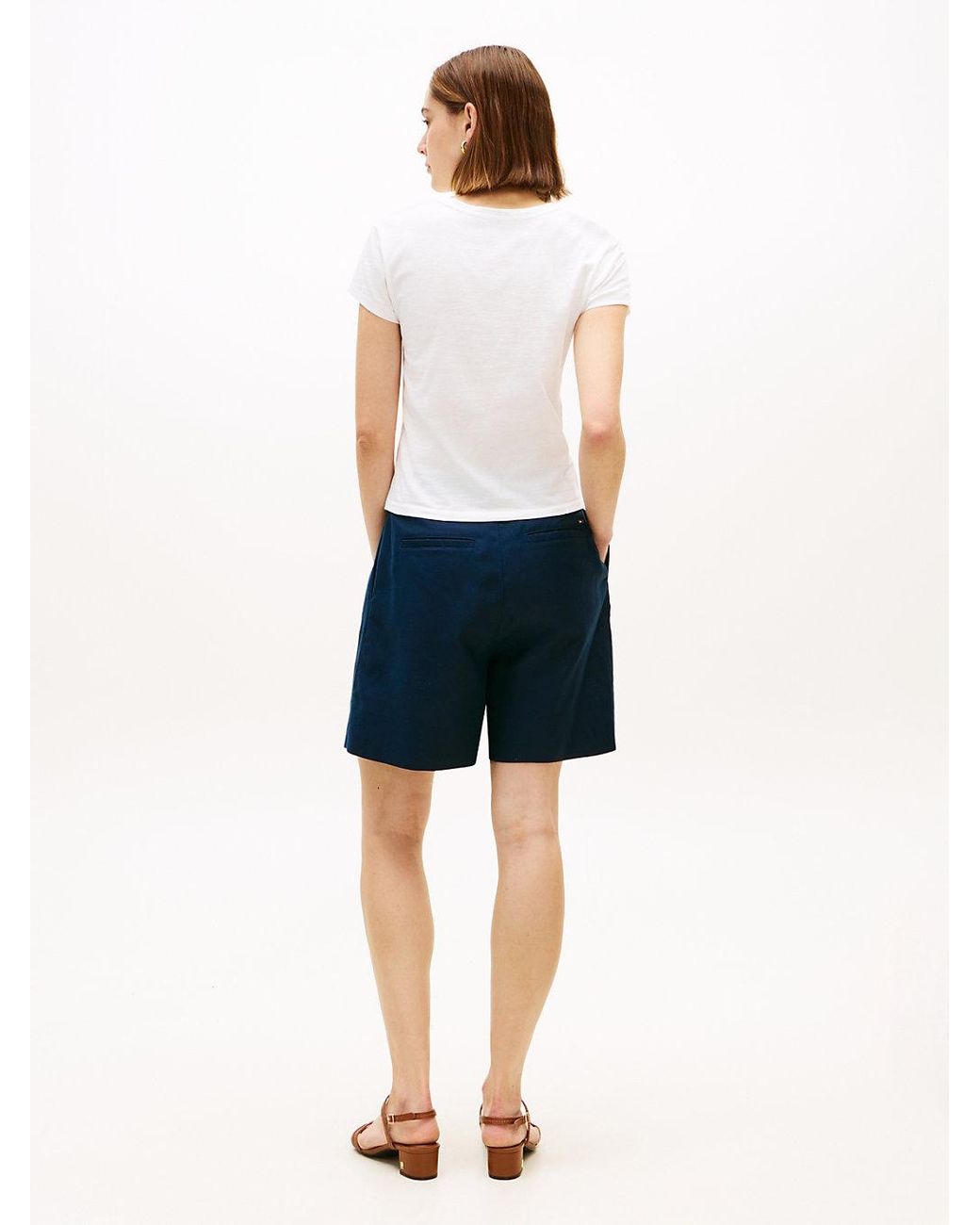 Tommy Hilfiger White Textured Slim T-Shirt