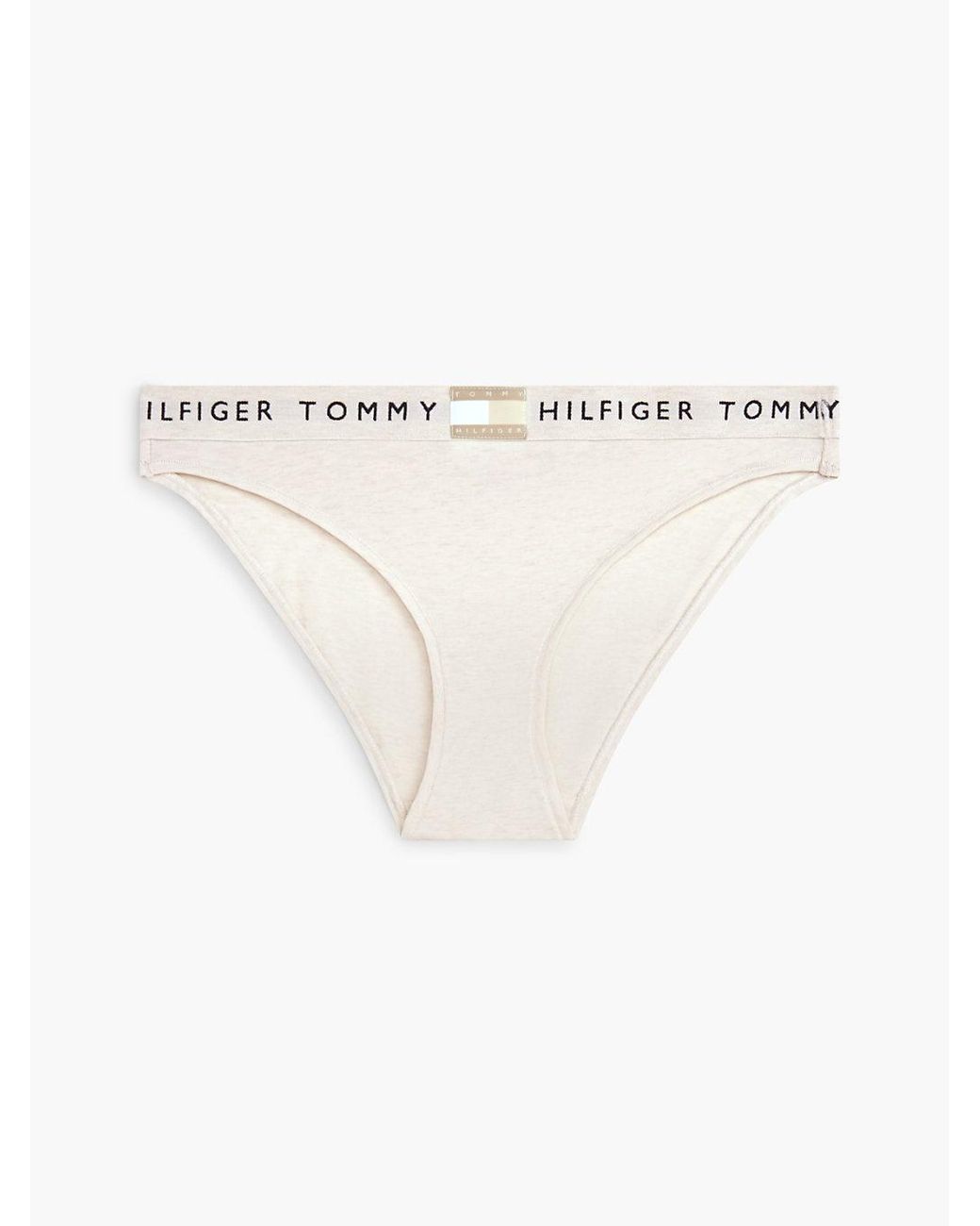 Tommy Hilfiger White Heritage Tonal Logo Waistband Briefs
