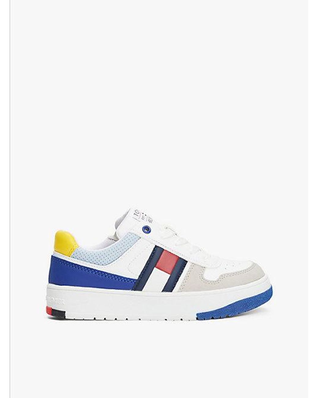 Tommy Hilfiger Blue Colour Blocked Fine Cleat Trainers